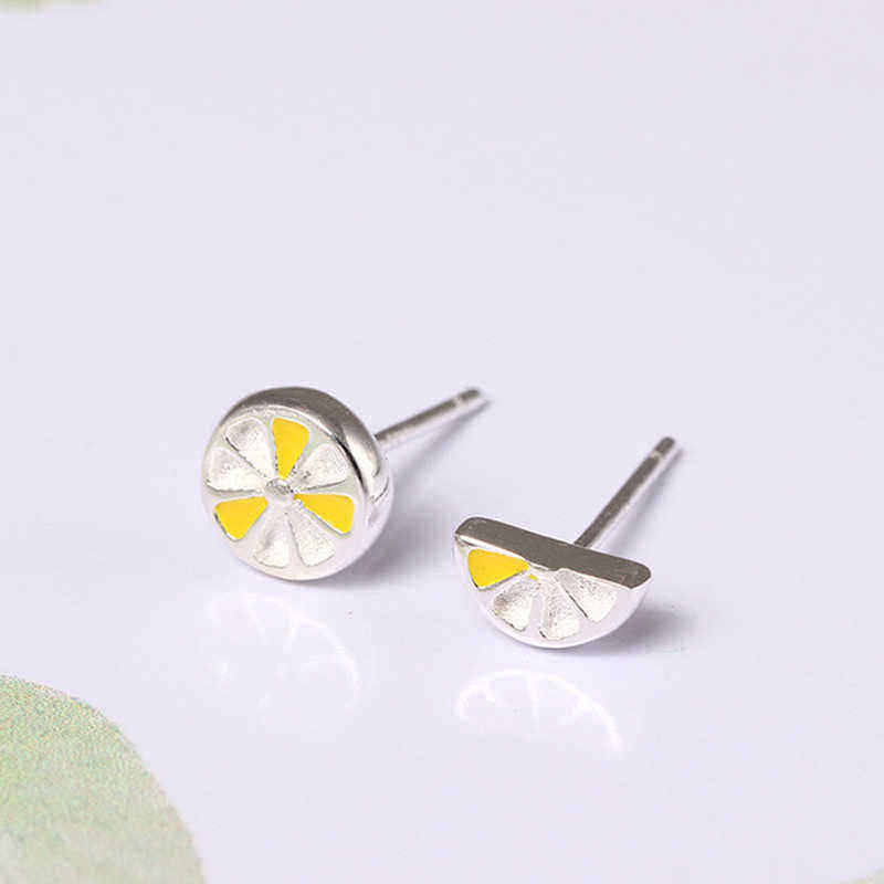 Cute-Fresh-Lemon-Stud-Earring-925-Sterling-Silver-Asymmetric-Womens-Piercing-Fruit-Earring-1289578