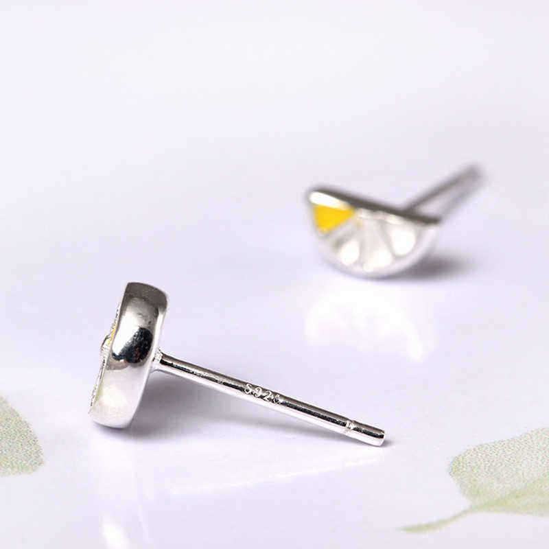 Cute-Fresh-Lemon-Stud-Earring-925-Sterling-Silver-Asymmetric-Womens-Piercing-Fruit-Earring-1289578