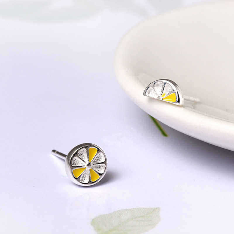 Cute-Fresh-Lemon-Stud-Earring-925-Sterling-Silver-Asymmetric-Womens-Piercing-Fruit-Earring-1289578