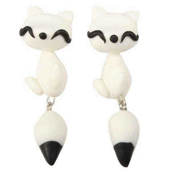 Cute-Handmade-Flower-Fox-Cat-Panda-Monkey-Stud-Earrings-For-Women-994913