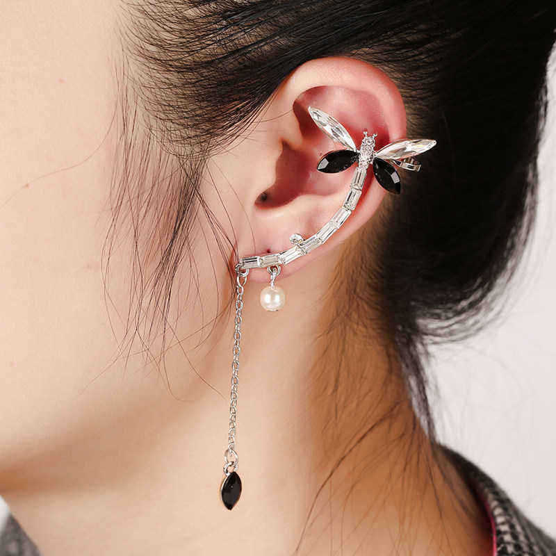 Dragonfly-Crystal-Rhinestone-Ear-Cuff-Tassel-Ear-Stud-Women-Jewelry-1155155