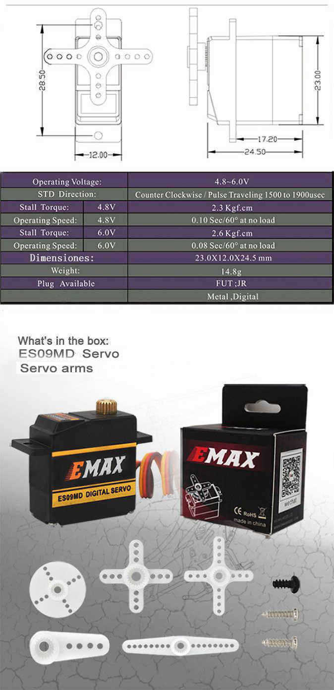 EMAX-ES09MD-Digital-Swash-Servo-For-450-Helicopter-With-Metal-Gear-88192