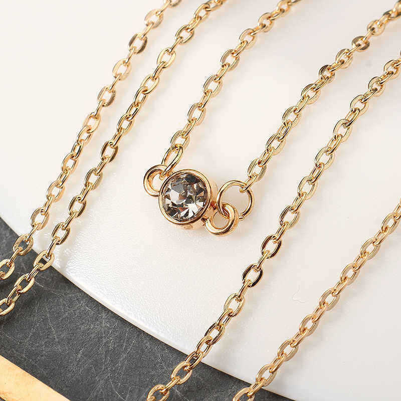 Elegant-Crystal-Zinc-Alloy-Necklace-Simple-Multilayer-Chain-for-Women-1178540