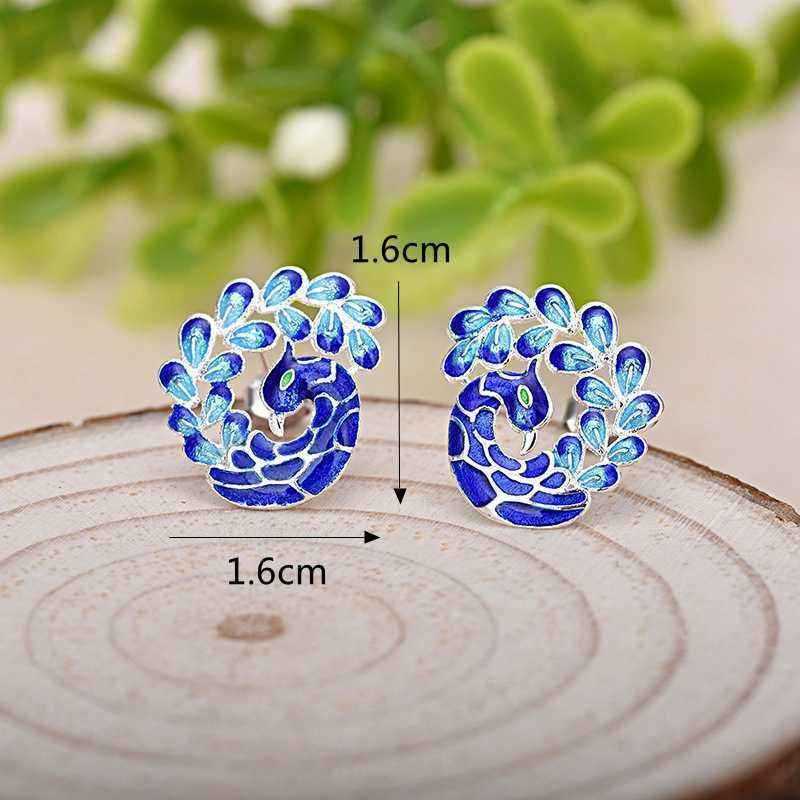 Elegant-Painting-Blue-Peacock-Silver-Plated-Ear-Stud-Retro-Enamel-Earrings-for-Women-1256714