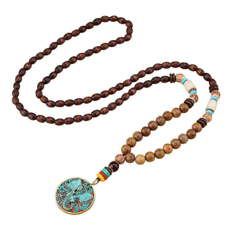 Ethnic-Blue-Beads-Necklace-Long-Style-Retro-Pendant-Necklace-For-Women-Men-1469725