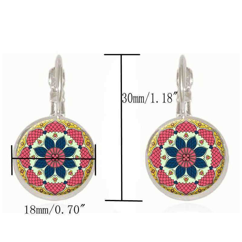 Ethnic-Flower-Ear-Drop-Earrings-Round-Ear-Drop-Alloy-Earring-For-Women-1382084