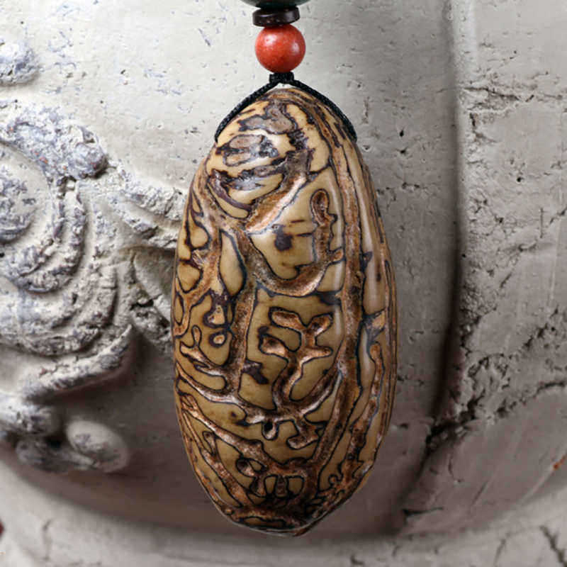 Ethnic-Handmade-Bodhi-Pendant-Necklace-Long-Style-Stone-Sweater-Necklace-Unisex-1419285