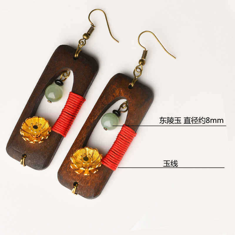 Ethnic-Handmade-Wood-Jade-Earring-Vintage-Gold-Daisies-Flower-Dangle-Ear-Drop-for-Women-1288408