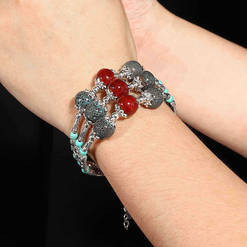 Ethnic-Style-Multilayer-Chain-Ceramic-Leaves-Tassel-Bracelet-for-Women-1144795