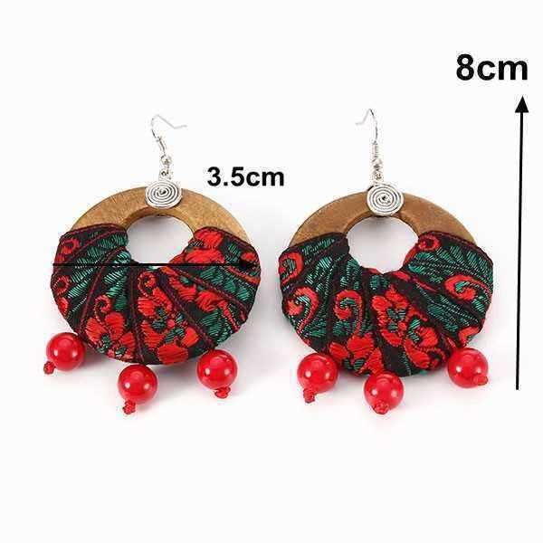 Ethnic-Style-Women-Jewelry-Handmade-Statement-Retro-Wood-Hoop-and-Beads-Pendant-Earrings-1097906