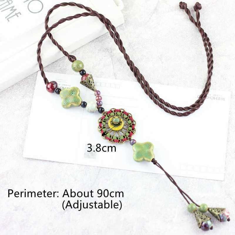 Ethnic-Women-Necklace-Ceramic-Drop-Pendant-Lucky-Flower-Adjustable-Sweater-Necklace-Gift-for-Her-1266787