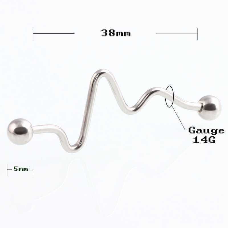 Fashion-Barbell-Ear-Holes-Stainless-Steel-Irregular-Ear-Stud-Men-Women-Earring-1243867