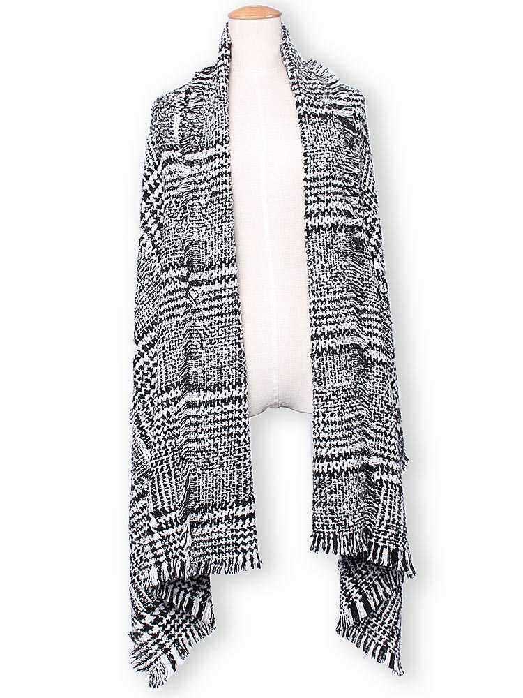 Fashion-Casual-Plaid-Tassle-Hem-Knitted-Tweed-Scarf-Shawl-957322