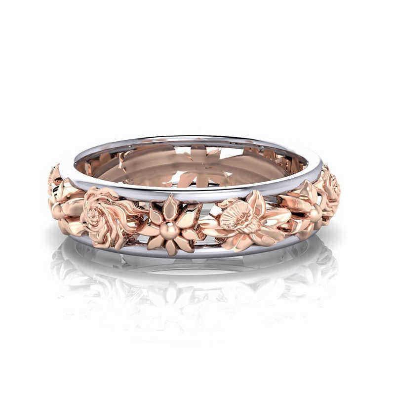 Fashion-Double-Color-Flower-Finger-Ring-Round-Shape-Rose-Gold-Women-Rings-Jewelry-1463562