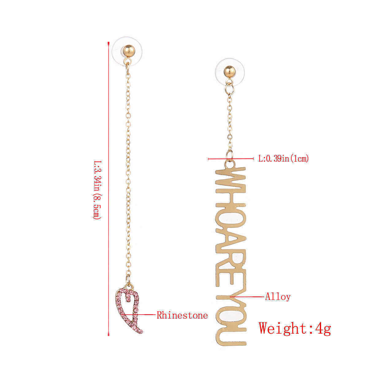 Fashion-Gold-Color-Words-Pendant-Ear-Drop-Pink-Rhinestone-Heart-Dangle-Earrings-Gift-1278195