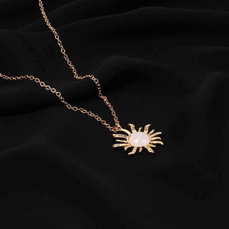 Fashion-Silver-Gold-Sun-Flower-Pendant-Necklace-Opal-Chain-Statement-Necklace-for-Women-1289943