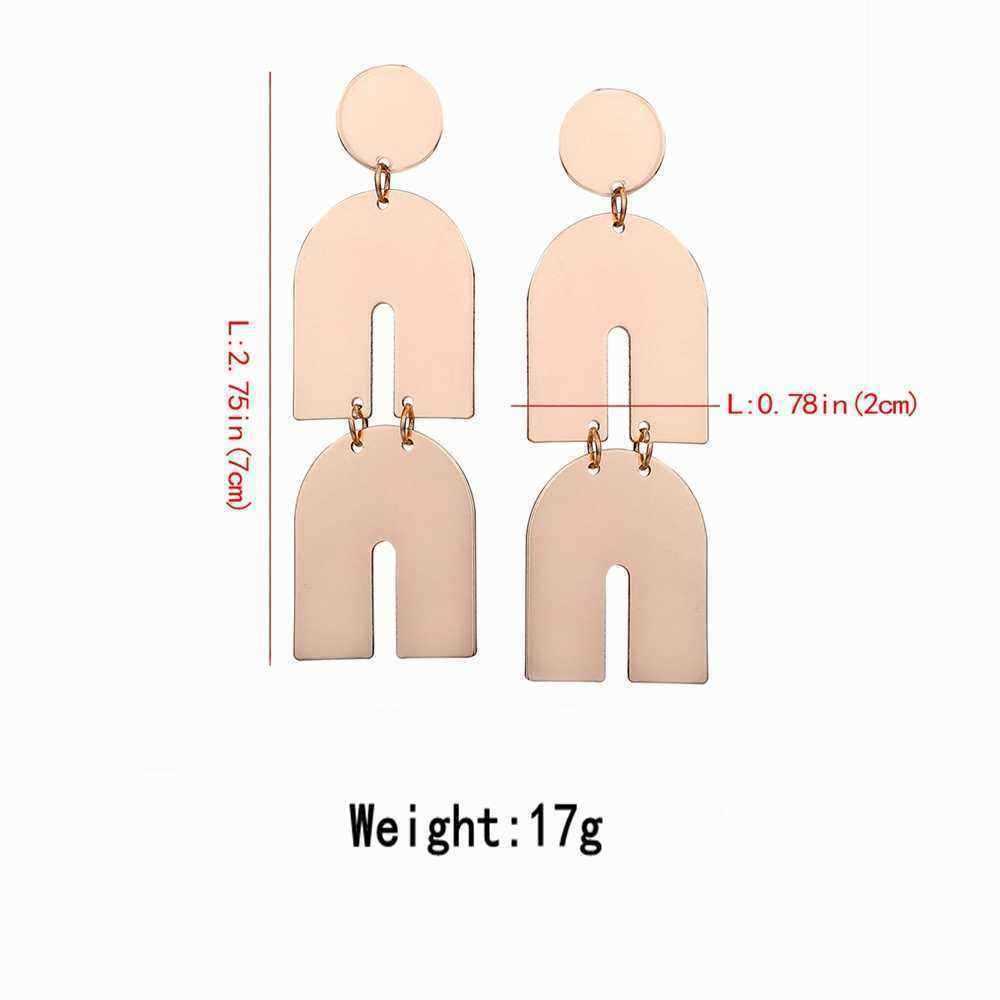 Fashion-Zinc-Alloy-Irregular-Ear-Stud-Glossy-Metal-Exaggerated-Earrings-for-Women-1257181