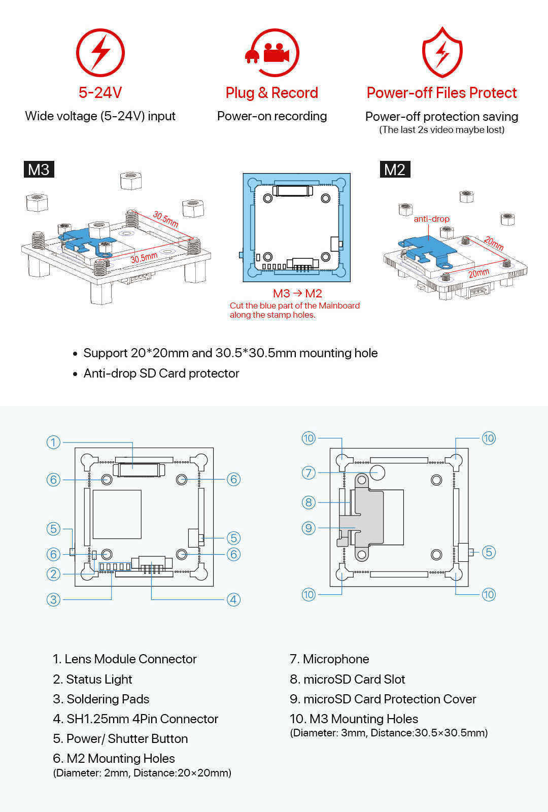 Foxeer-Mix-2-1080P-60fps-DVR-HD-Recording-Mini-FPV-Camera-Low-Latency-FOV-155-Degree-No-Freeze-For-R-1525853