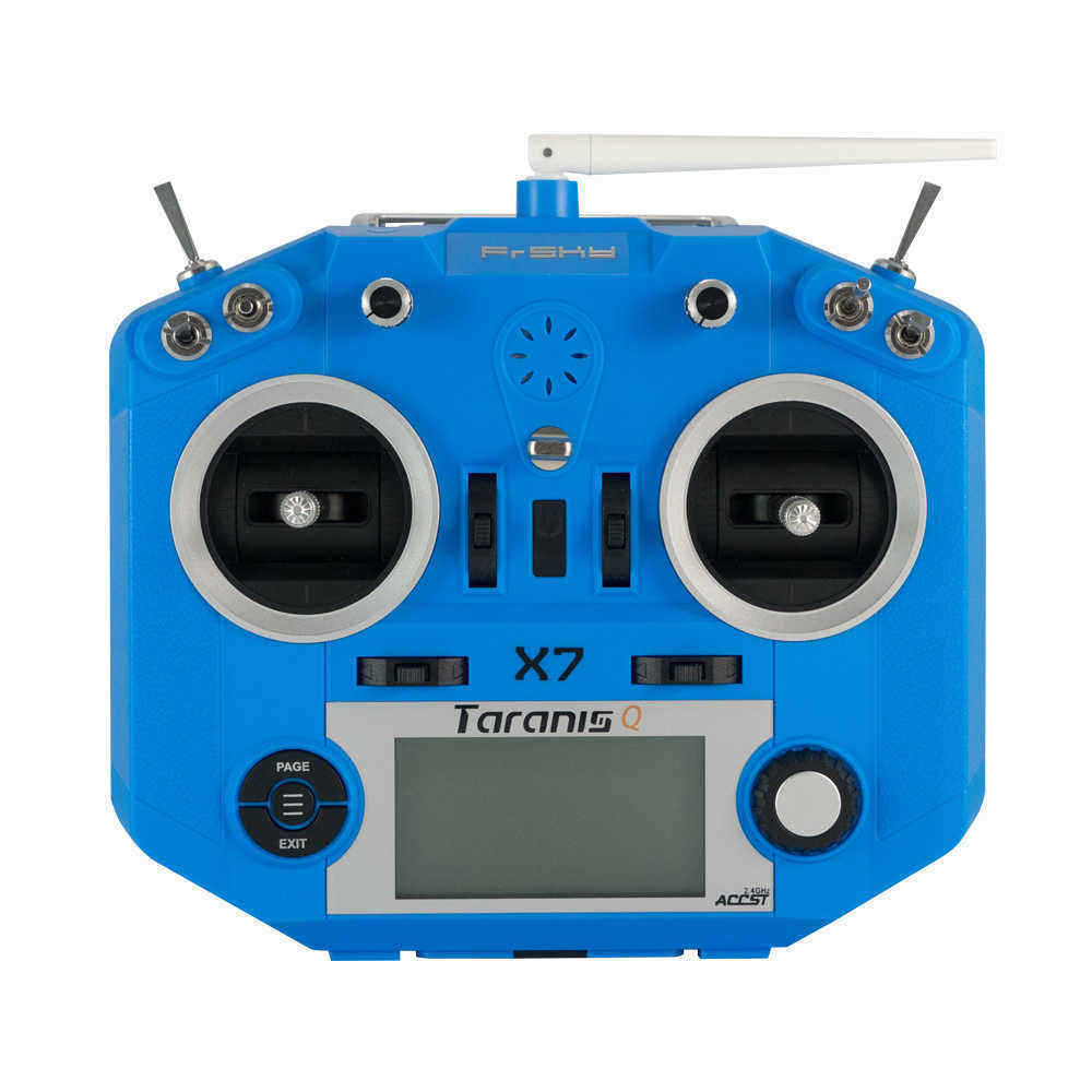 FrSky-ACCST-Taranis-Q-X7-24GHz-16CH-Mode-2-Transmitter-Blue-Orange-for-RC-FPV-Racing-Drone-1112717