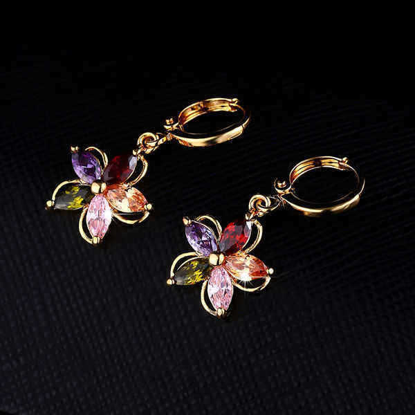 Gold-Plated-Colorful-Zircon-Crystal-Flower-Earrings-Ear-Studs-For-Women-977426