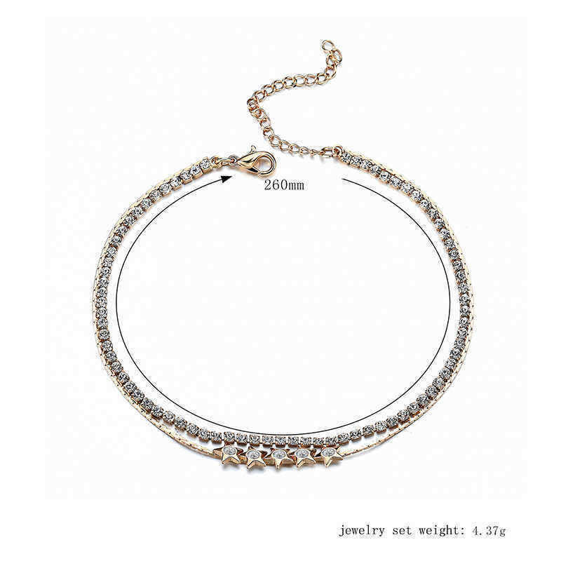 Gold-Plated-Double-Layer-Little-Star-Chain-Zircon-Anklet-Jewelry-for-Women-1156816