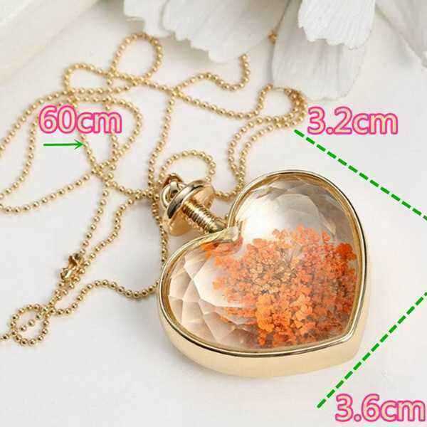 Gold-Plated-Glass-Bottle-Heart-Dry-Flower-Pendant-Necklace-For-Women-994019