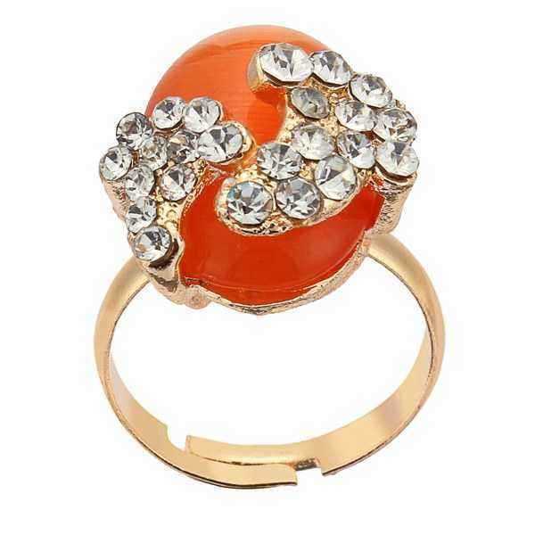 Gold-Plated-Lovely-Crystal-Little-Feet-Alloy-Opal-Rings-For-Women-939974