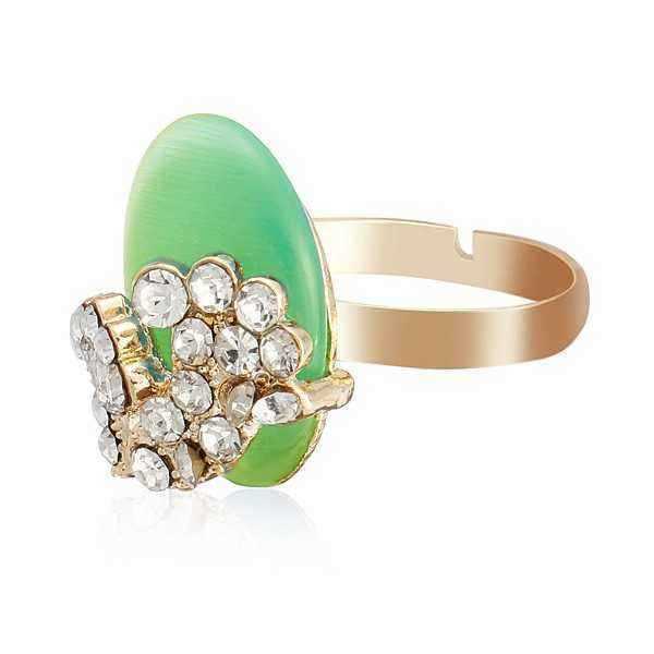 Gold-Plated-Lovely-Crystal-Little-Feet-Alloy-Opal-Rings-For-Women-939974