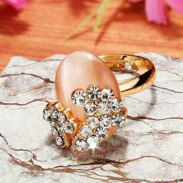 Gold-Plated-Lovely-Crystal-Little-Feet-Alloy-Opal-Rings-For-Women-939974