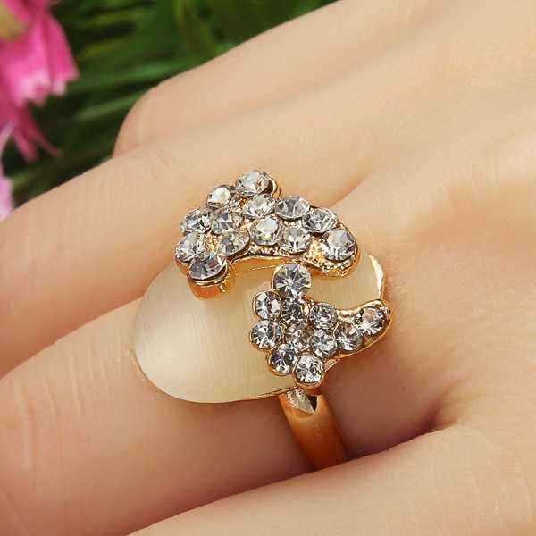 Gold-Plated-Lovely-Crystal-Little-Feet-Alloy-Opal-Rings-For-Women-939974