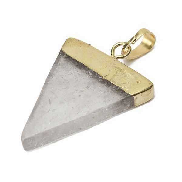 Gold-Plated-Triangle-Natural-Stone-Quartz-Necklace-Pendant-968395