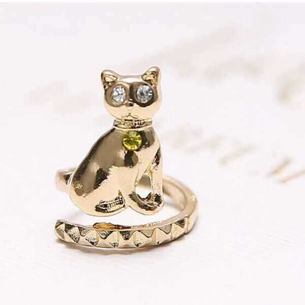 Gold-Plated-Women-Jewelry-Flower-Cute-Cat-Pearl-Nail-Ring-1000508