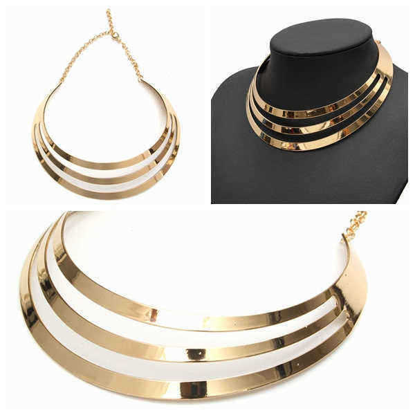 Gorgeous-Metal-Multi-Layer-Choker-Bib-Collar-Necklace-Jewelry-1007783