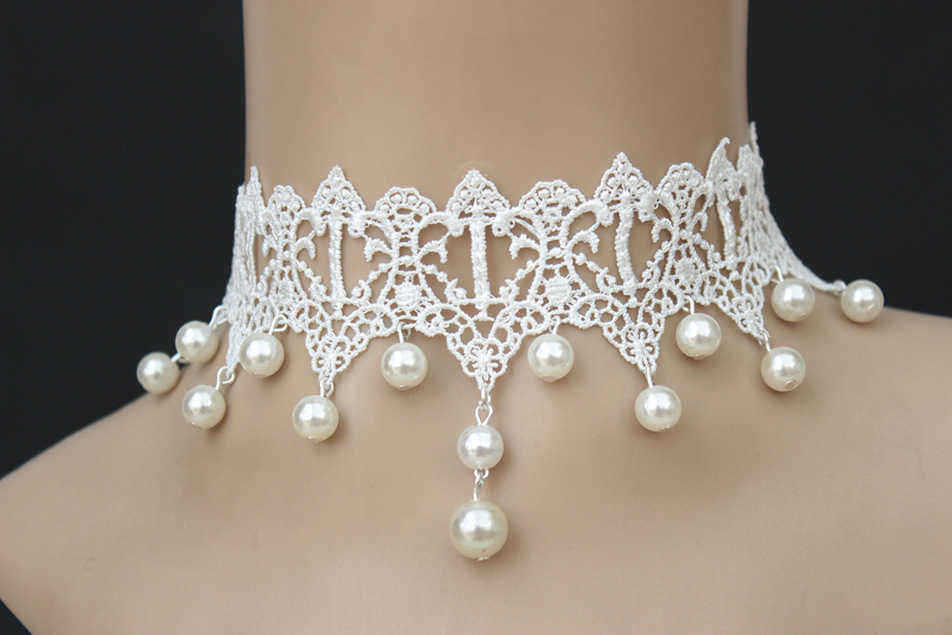 Gothic-Retro-White-Lace-Collar-Pearl-Pendant--Necklace--Wedding-Bridal-Accessories-980726