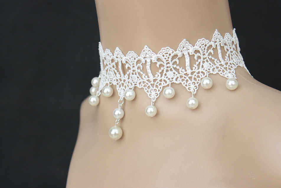 Gothic-Retro-White-Lace-Collar-Pearl-Pendant--Necklace--Wedding-Bridal-Accessories-980726