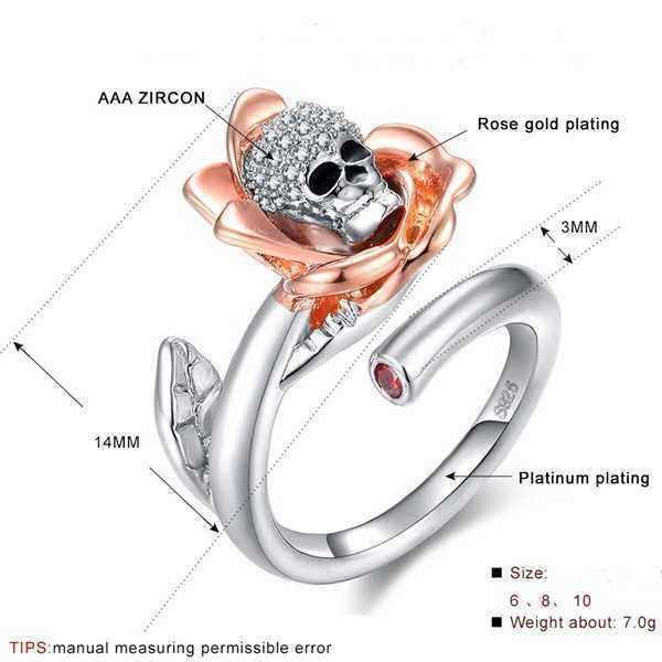 Gothic-Silver-Skull-Rose-Gold-Micro-Inlay-Zirconia-Flower-Adjustable-Womens-Finger-Ring-1256917