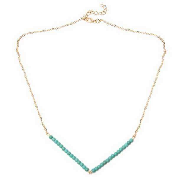 Green-Beige-Link-V-Beads-Chain-Necklace-For-Women-978032