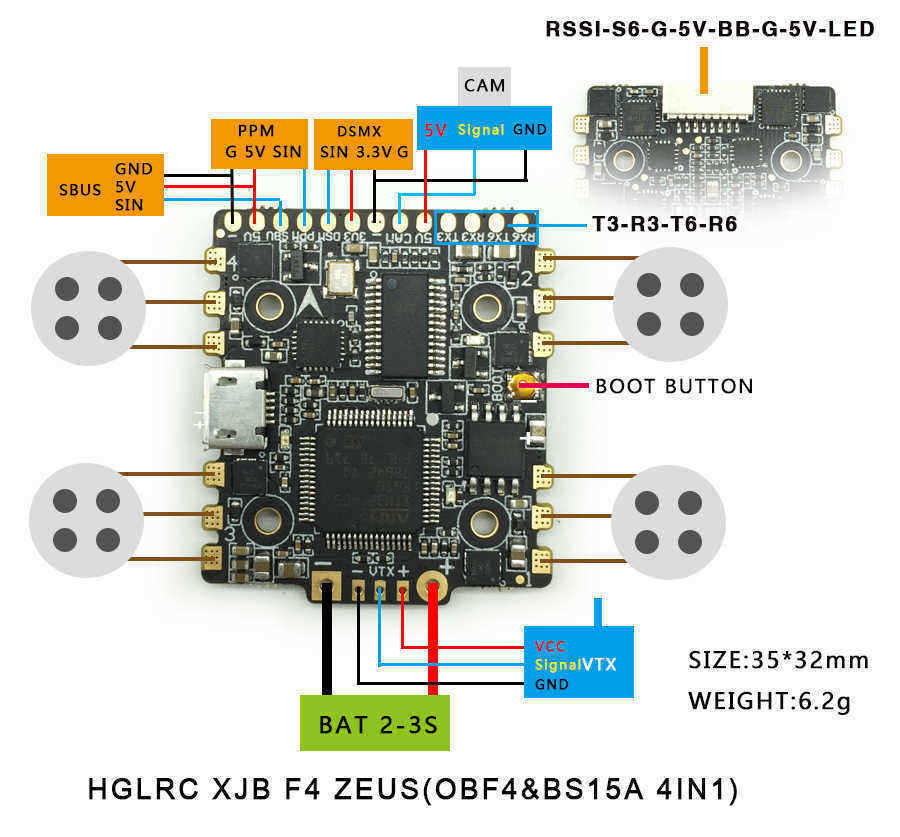 HGLRC-F4-Zeus-F4-Flight-Controller-Integrated-with-OSD-BEC-PDB-AIO-15A-BLheli_S-4-In-1-ESC-for-RC-Ra-1197756