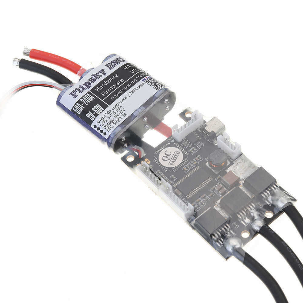 HGLRC-Flipsky-FSESC-412-50A-SK8-ESC-5V15A-BEC-Electric-Longboard-RC-CarE-bikeE-scooter-1293459