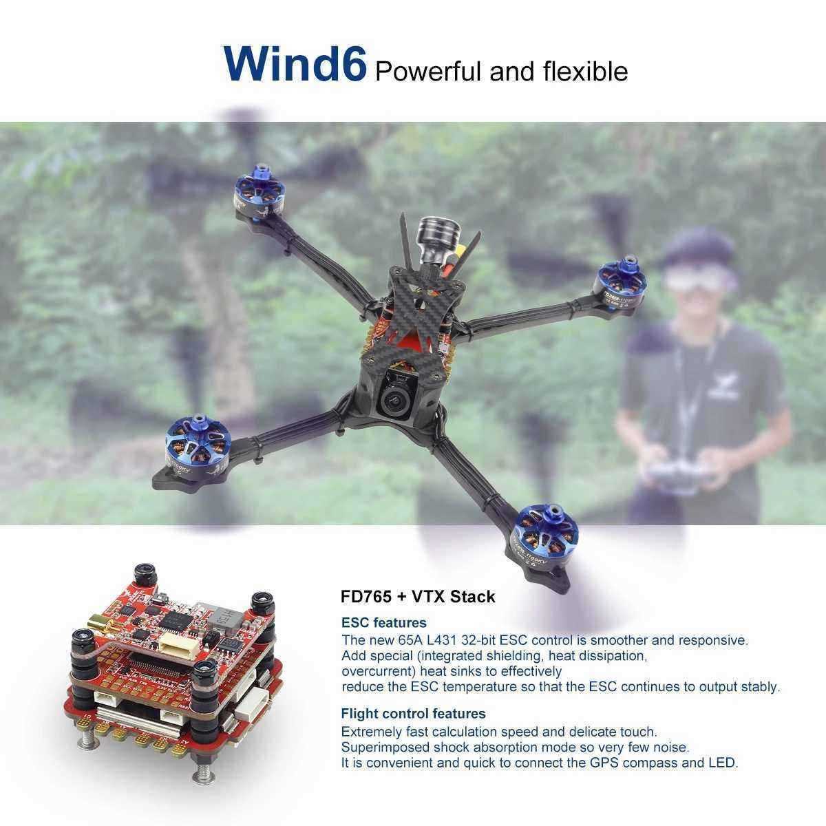 HGLRC-Wind6-6S-FPV-Racing-Drone-F7-Dual-Flight-Control-65A-4in1-ESC-2408-1700KV-Motor-1533791