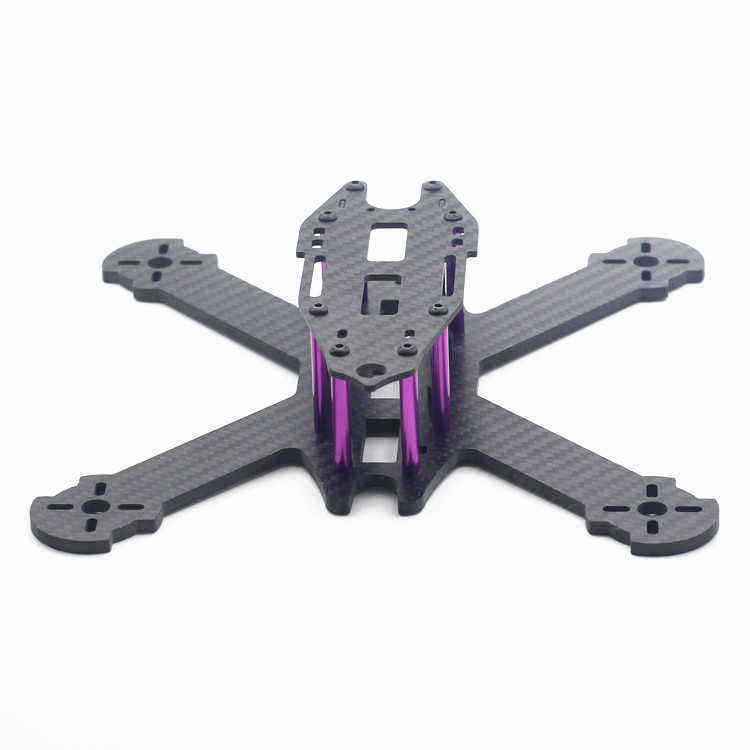 HSKRC-TWE210-210mm-Wheelbase-4mm-Arm-3K-Carbon-Fiber-X-Type-FPV-Racing-Frame-Kit-for-RC-Drone-1283150