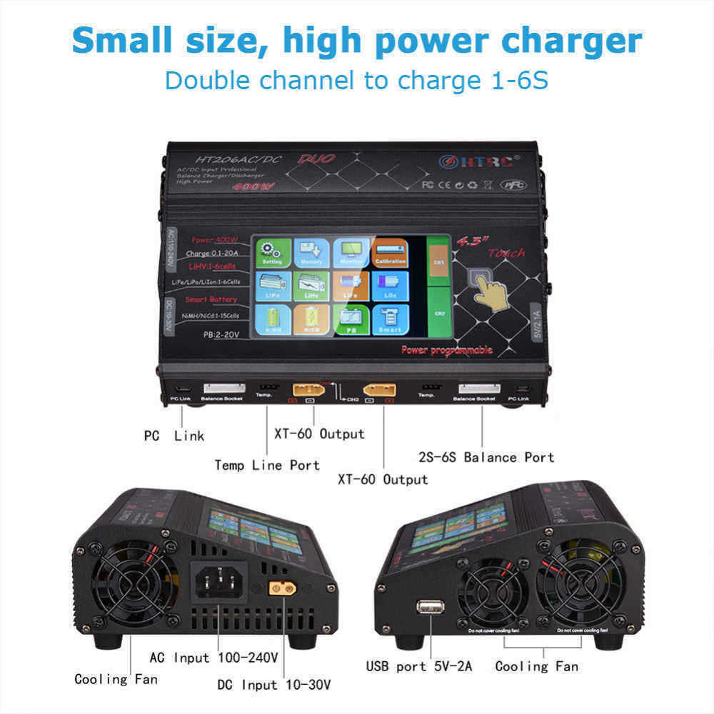 HTRC-HT206-DUO-ACDC-2X200W-2X20A-43-Inch-LCD-Touch-Screen-Dual-Battery-Balance-Charger-Discharger-1373033