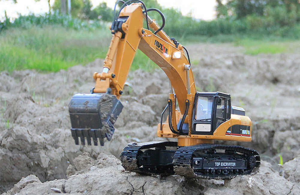 HUINA-580-Excavator-RC-Car-Toys-Styling-23-Channel-Road-Construction-All-Metal-Truck-Autos-1398609