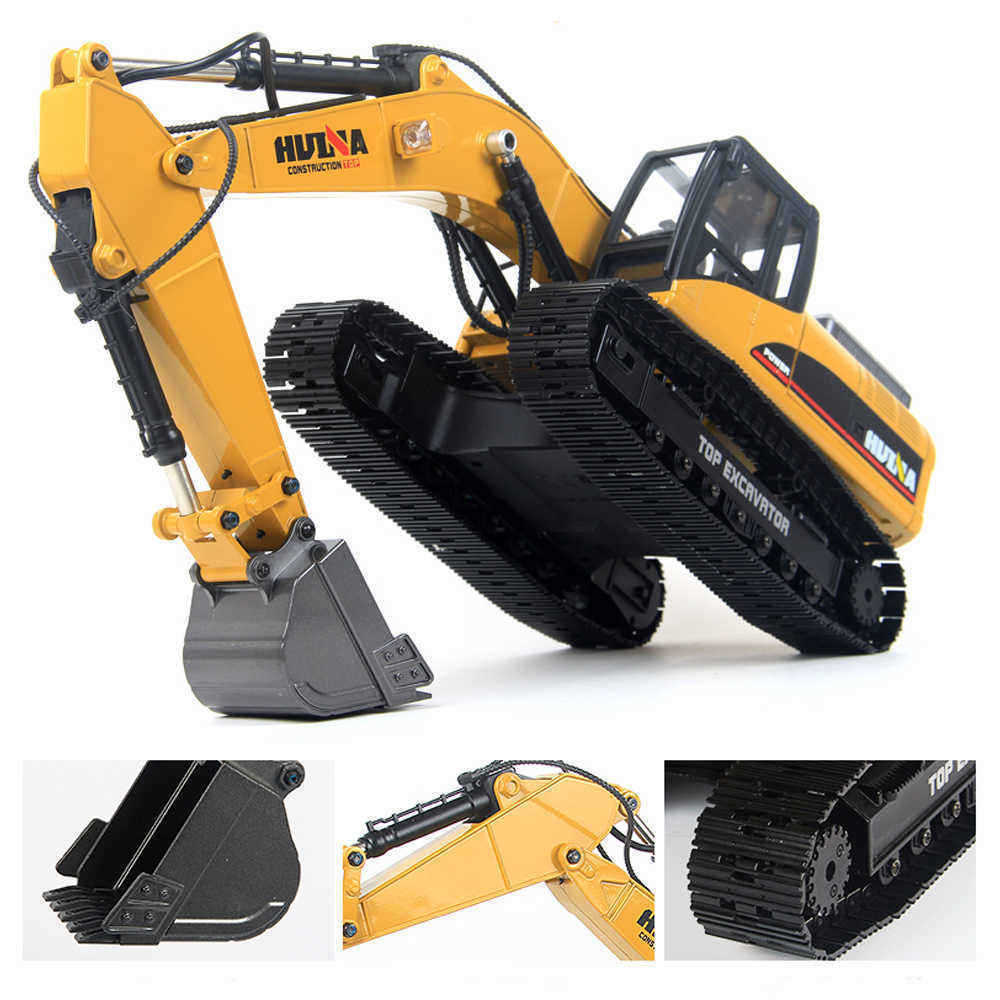 HUINA-580-Excavator-RC-Car-Toys-Styling-23-Channel-Road-Construction-All-Metal-Truck-Autos-1398609