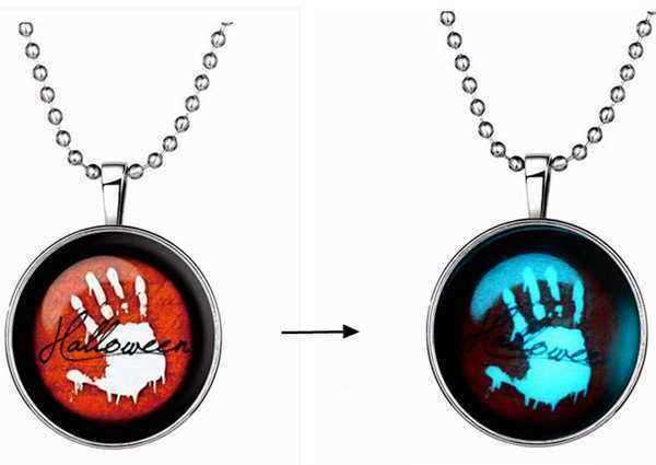 Halloween-Luminous-Sweater-Chain-Necklace-Round-Pendant-1005165