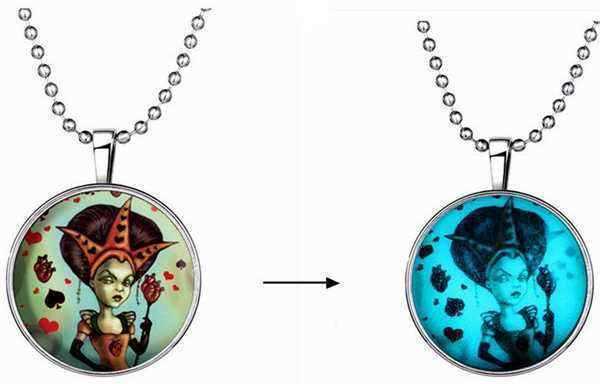 Halloween-Luminous-Sweater-Chain-Necklace-Round-Pendant-1005165