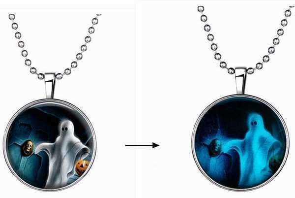 Halloween-Luminous-Sweater-Chain-Necklace-Round-Pendant-1005165