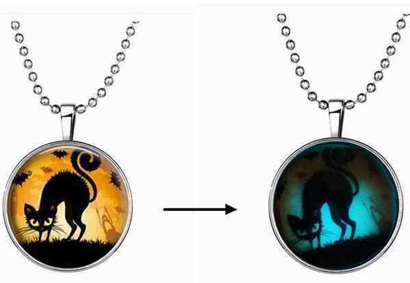 Halloween-Luminous-Sweater-Chain-Necklace-Round-Pendant-1005165