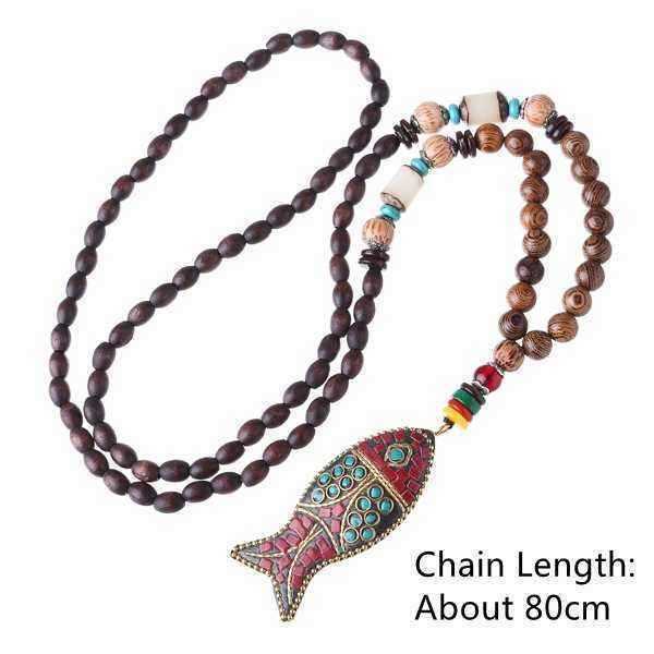 Handmade-Nepal-Buddhist-Mala-Wood-Beaded-Necklace-Fish-Pendant-Long-Statement-Necklace-for-Women-Men-1271798