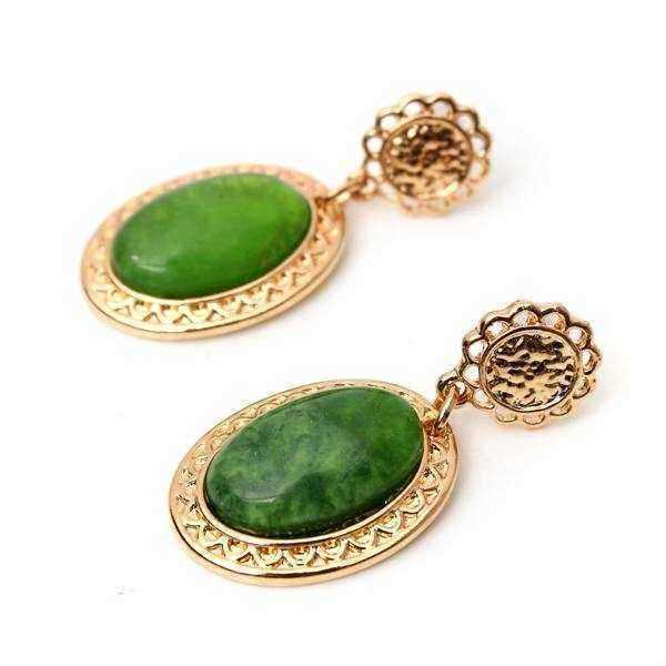 Hollow-Flower-Water-Drop-Oval-Gem-Dangle-Earrings-For-Women-975491